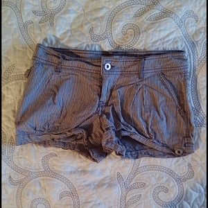 Pin striped shorts